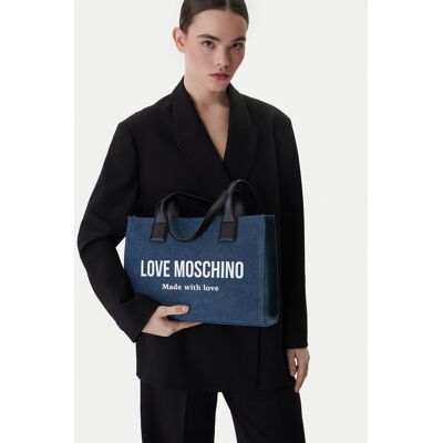 LOVE MOSCHINO Kabelka JC4056PP1OLG170A Modrá Ženy LOVE MOSCHINO Kabelka JC4056PP1OLG170A Modrá Ženy