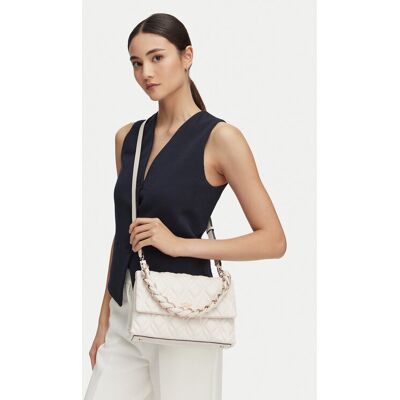 Guess Kabelka Maxine HWQG97 33200 Krémová Ženy Guess Kabelka Maxine HWQG97 33200 Krémová Ženy