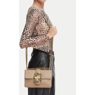 Just Cavalli Kabelka Iconic Snakes 81RA4BAF ZSA89 Béžová Ženy Just Cavalli Kabelka Iconic Snakes 81RA4BAF ZSA89 Béžová Ženy