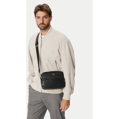 Guess Taška cez rameno HMMISL P6422 Čierna Muži Guess Taška cez rameno HMMISL P6422 Čierna Muži