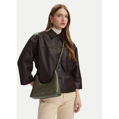 Calvin Klein Kabelka Foil Logo Conv Shou?Lder Bag LV04F3272G Béžová Ženy Calvin Klein Kabelka Foil Logo Conv Shou?Lder Bag LV04F3272G Béžová Ženy