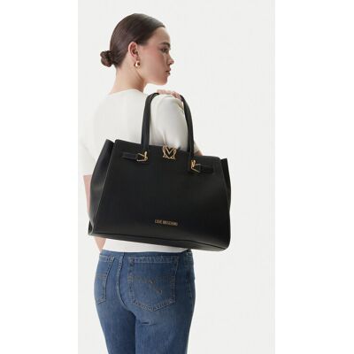 LOVE MOSCHINO Kabelka JC4124PP1OLM0000 Čierna Ženy LOVE MOSCHINO Kabelka JC4124PP1OLM0000 Čierna Ženy