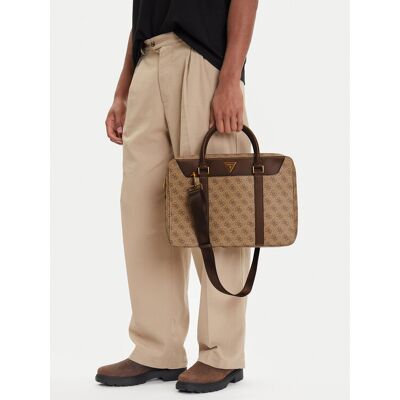 Guess Taška na laptop Vezzola Smart HMEVZL P3138 Béžová Muži Guess Taška na laptop Vezzola Smart HMEVZL P3138 Béžová Muži