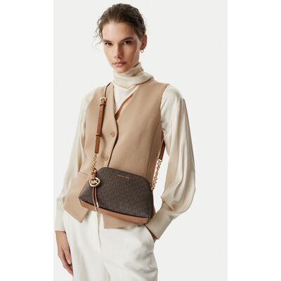MICHAEL Michael Kors Kabelka Freddie 32T6GX4C1B Tmavo hnedá Ženy MICHAEL Michael Kors Kabelka Freddie 32T6GX4C1B Tmavo hnedá Ženy