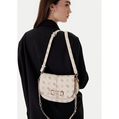 Guess Kabelka Carrie Logo HWGP98 98200 Écru Ženy Guess Kabelka Carrie Logo HWGP98 98200 Écru Ženy
