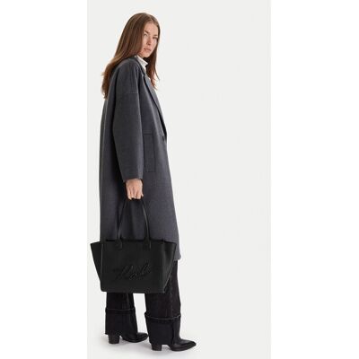 KARL LAGERFELD Kabelka A4W30258 Čierna Ženy KARL LAGERFELD Kabelka A4W30258 Čierna Ženy