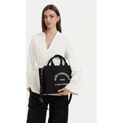 KARL LAGERFELD Kabelka A1W50010 Čierna Ženy KARL LAGERFELD Kabelka A1W50010 Čierna Ženy