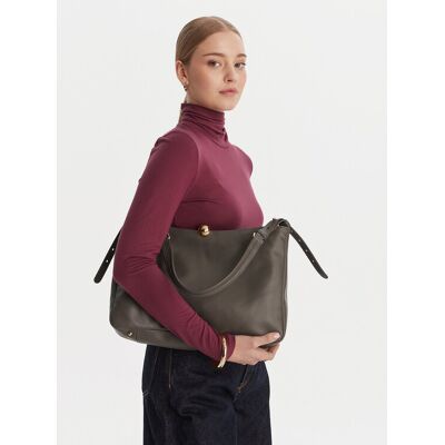 Furla Kabelka Sfera Soft L WB01365 BX3168 IT 4283S Sivá Ženy Furla Kabelka Sfera Soft L WB01365 BX3168 IT 4283S Sivá Ženy