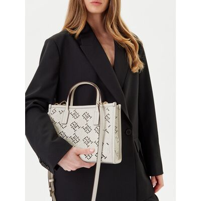 Tommy Hilfiger Kabelka Th City Mini AW0AW17500 Krémová Ženy Tommy Hilfiger Kabelka Th City Mini AW0AW17500 Krémová Ženy