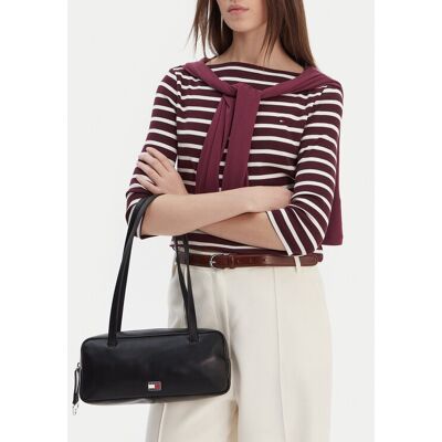 Tommy Jeans Kabelka Tjw City Shoulder Bag AW0AW18075 Čierna Ženy Tommy Jeans Kabelka Tjw City Shoulder Bag AW0AW18075 Čierna Ženy