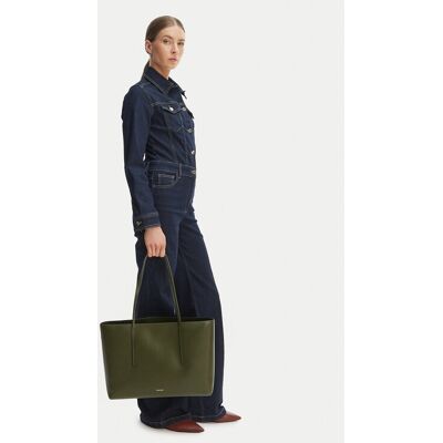 Calvin Klein Kabelka Foil Logo Tote W/Pouch LV04F3274G Zelená Ženy Calvin Klein Kabelka Foil Logo Tote W/Pouch LV04F3274G Zelená Ženy