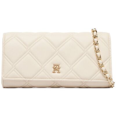 Tommy Hilfiger Kabelka Th Feminine Wallet On Chain AW0AW18795 Krémová Ženy Tommy Hilfiger Kabelka Th Feminine Wallet On Chain AW0AW18795 Krémová Ženy