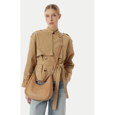 Calvin Klein Kabelka Bold Ck Small Crescent LV04F3561G Béžová Ženy Calvin Klein Kabelka Bold Ck Small Crescent LV04F3561G Béžová Ženy