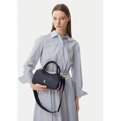 Tommy Hilfiger Kabelka Th Logotape Mini Satchel AW0AW18743 Tmavomodrá Ženy Tommy Hilfiger Kabelka Th Logotape Mini Satchel AW0AW18743 Tmavomodrá Ženy