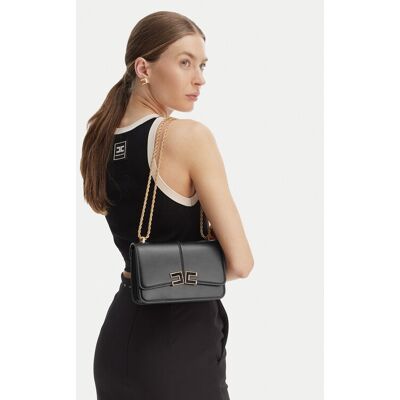 Elisabetta Franchi Kabelka BS-91A-61E2-V390 Čierna Ženy Elisabetta Franchi Kabelka BS-91A-61E2-V390 Čierna Ženy