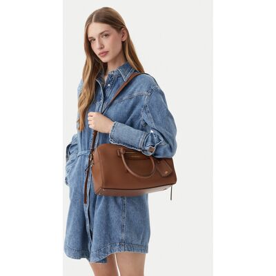 MICHAEL Michael Kors Kabelka Md Duffle Satchel 30S6GTVS8L Hnedá Ženy MICHAEL Michael Kors Kabelka Md Duffle Satchel 30S6GTVS8L Hnedá Ženy