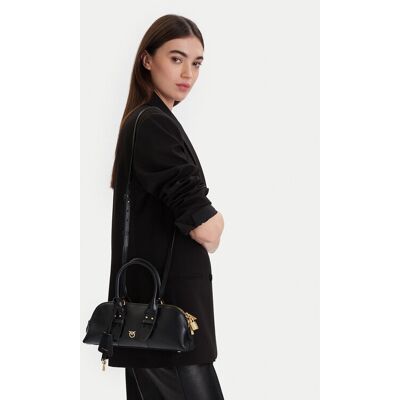 PINKO Kabelka Bowling Bag Baguette AI 25-26 PLTT 105334 A0QO Čierna Ženy PINKO Kabelka Bowling Bag Baguette AI 25-26 PLTT 105334 A0QO Čierna Ženy