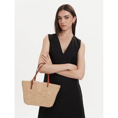 Tory Burch Kabelka Ella 183825 Svetlo béžová Ženy Tory Burch Kabelka Ella 183825 Svetlo béžová Ženy