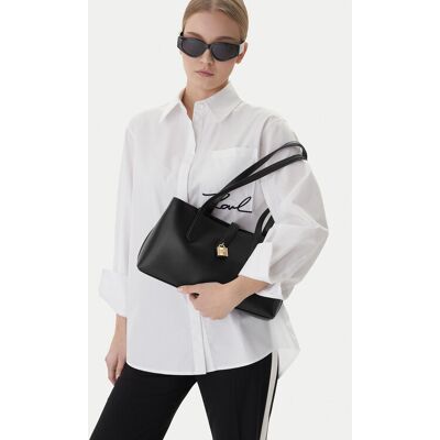 KARL LAGERFELD Kabelka B1W30095 Čierna Ženy KARL LAGERFELD Kabelka B1W30095 Čierna Ženy