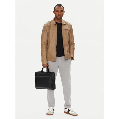 Calvin Klein Taška na laptop Micro Pebble Slim Briefcase 36 LV04D3012G Čierna Muži Calvin Klein Taška na laptop Micro Pebble Slim Briefcase 36 LV04D3012G Čierna Muži