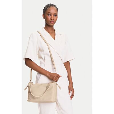 Tommy Hilfiger Kabelka Th Soft Summer Mini Bucket AW0AW17541 Béžová Ženy Tommy Hilfiger Kabelka Th Soft Summer Mini Bucket AW0AW17541 Béžová Ženy