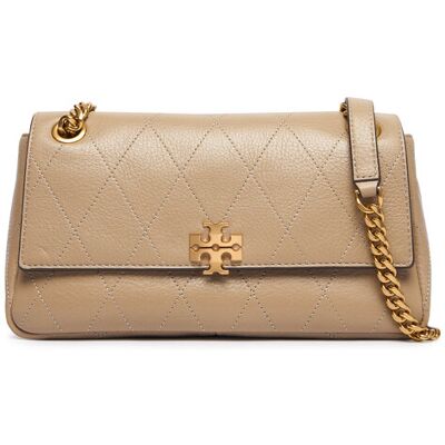 Tory Burch Kabelka Charlie Quilted Small Shoulder Bag 185829 Krémová Ženy Tory Burch Kabelka Charlie Quilted Small Shoulder Bag 185829 Krémová Ženy
