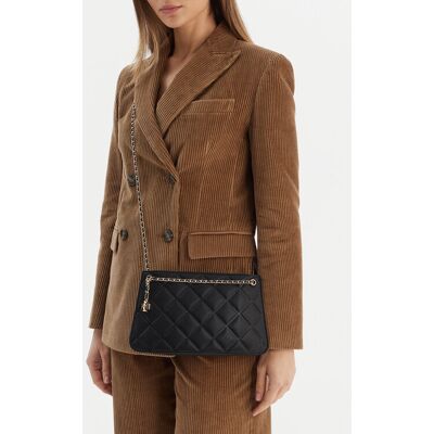 Tory Burch Kabelka Fleming Pochette 176623 Čierna Ženy Tory Burch Kabelka Fleming Pochette 176623 Čierna Ženy