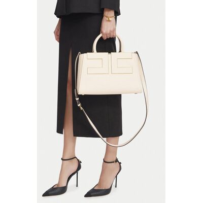 Elisabetta Franchi Kabelka BS-06A-66E2-V440 Krémová Ženy Elisabetta Franchi Kabelka BS-06A-66E2-V440 Krémová Ženy