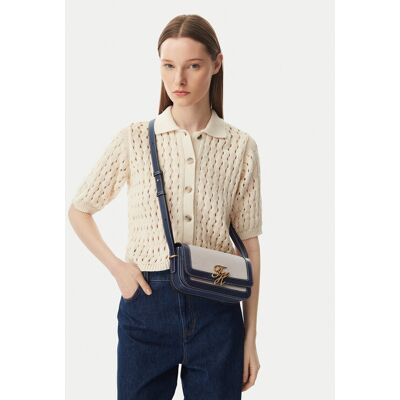 Tommy Hilfiger Kabelka Th Script Flap Crossover Canvas AW0AW18737 Krémová Ženy Tommy Hilfiger Kabelka Th Script Flap Crossover Canvas AW0AW18737 Krémová Ženy