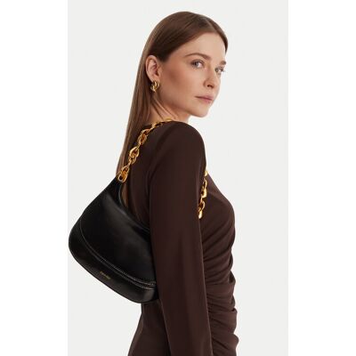 Calvin Klein Kabelka Chain Shoulder Bag LV04F3403G Čierna Ženy Calvin Klein Kabelka Chain Shoulder Bag LV04F3403G Čierna Ženy
