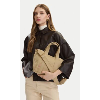 Calvin Klein Kabelka Webbing Strap Canvas Small Tote LV04F3384G Béžová Ženy Calvin Klein Kabelka Webbing Strap Canvas Small Tote LV04F3384G Béžová Ženy