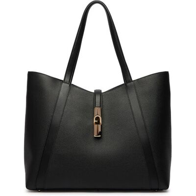 Furla Kabelka Goccia L WB01788 BX3353 CN O6000 Čierna Ženy Furla Kabelka Goccia L WB01788 BX3353 CN O6000 Čierna Ženy