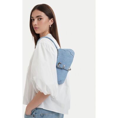 Tommy Jeans Kabelka Tjw Cool Denim Shoulder Bag AW0AW18878 Modrá Ženy Tommy Jeans Kabelka Tjw Cool Denim Shoulder Bag AW0AW18878 Modrá Ženy