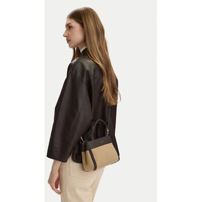 Calvin Klein Kabelka Ck Canvas Mini Tote Crossbody LV04F3504G Hnedá Ženy Calvin Klein Kabelka Ck Canvas Mini Tote Crossbody LV04F3504G Hnedá Ženy