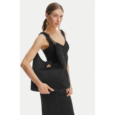 Elisabetta Franchi Kabelka BS-01A-61E2-V390 Čierna Ženy Elisabetta Franchi Kabelka BS-01A-61E2-V390 Čierna Ženy