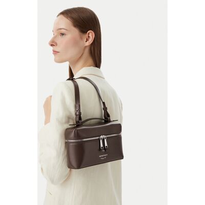 Emporio Armani Kabelka EW004564 AF32959 Tmavo hnedá Ženy Emporio Armani Kabelka EW004564 AF32959 Tmavo hnedá Ženy