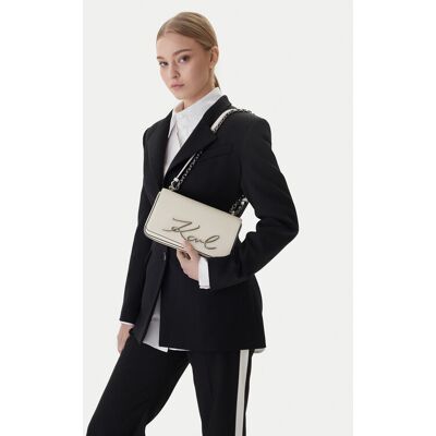 KARL LAGERFELD Kabelka B1W30046 Biela Ženy KARL LAGERFELD Kabelka B1W30046 Biela Ženy
