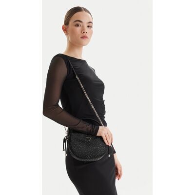 Guess Kabelka Elsie Mini HWSR96 50750 Čierna Ženy Guess Kabelka Elsie Mini HWSR96 50750 Čierna Ženy