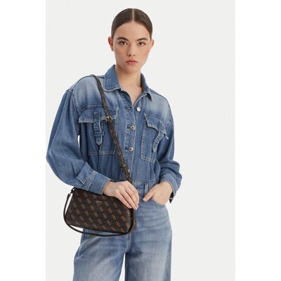 Guess Kabelka Noelle II Mini HWQG96 72730 Hnedá Ženy Guess Kabelka Noelle II Mini HWQG96 72730 Hnedá Ženy