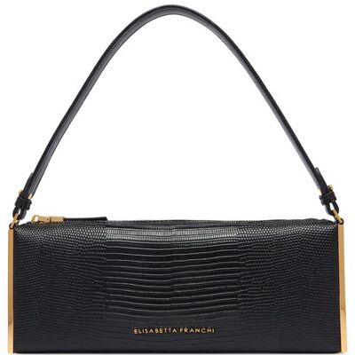 Elisabetta Franchi Kabelka BS-15A-66E2-V300 Čierna Ženy Elisabetta Franchi Kabelka BS-15A-66E2-V300 Čierna Ženy