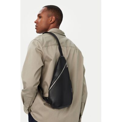 Calvin Klein Taška cez rameno Raised Ns Sling LV04D3495G Čierna Muži Calvin Klein Taška cez rameno Raised Ns Sling LV04D3495G Čierna Muži