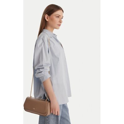 Calvin Klein Kabelka Ck Convertible Chain Small Bag LV04F3172G Béžová Ženy Calvin Klein Kabelka Ck Convertible Chain Small Bag LV04F3172G Béžová Ženy
