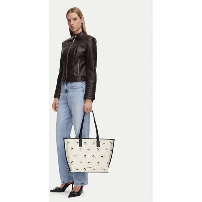KARL LAGERFELD Kabelka B3W30349 Biela Ženy KARL LAGERFELD Kabelka B3W30349 Biela Ženy