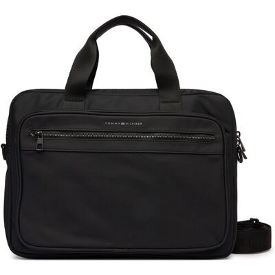 Tommy Hilfiger Taška na laptop Th Repreve Computer Bag AM0AM14149 Čierna Muži Tommy Hilfiger Taška na laptop Th Repreve Computer Bag AM0AM14149 Čierna Muži