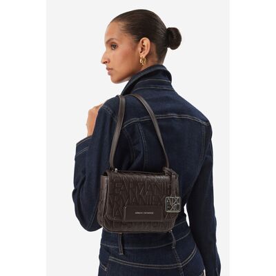 Armani Exchange Kabelka XW001577 AF15774 U6032 Tmavo hnedá Ženy Armani Exchange Kabelka XW001577 AF15774 U6032 Tmavo hnedá Ženy