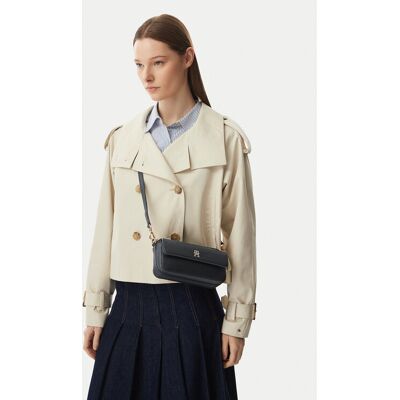 Tommy Hilfiger Kabelka Th Icon Camera Bag AW0AW18721 Čierna Ženy Tommy Hilfiger Kabelka Th Icon Camera Bag AW0AW18721 Čierna Ženy