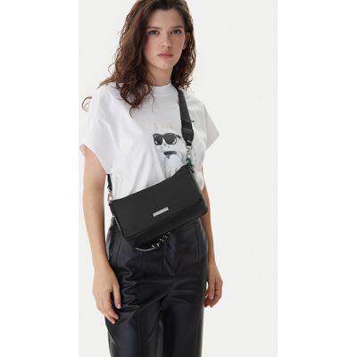 KARL LAGERFELD Kabelka B1W30018 Čierna Ženy KARL LAGERFELD Kabelka B1W30018 Čierna Ženy