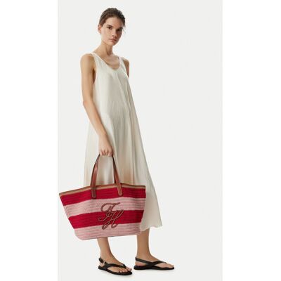 Tommy Hilfiger Kabelka Th Nautical Tote Crochet Str AW0AW18816 Farebná Ženy Tommy Hilfiger Kabelka Th Nautical Tote Crochet Str AW0AW18816 Farebná Ženy