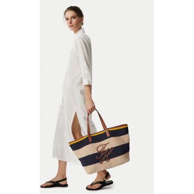 Tommy Hilfiger Kabelka Th Nautical Tote Crochet Str AW0AW18816 Farebná Ženy Tommy Hilfiger Kabelka Th Nautical Tote Crochet Str AW0AW18816 Farebná Ženy