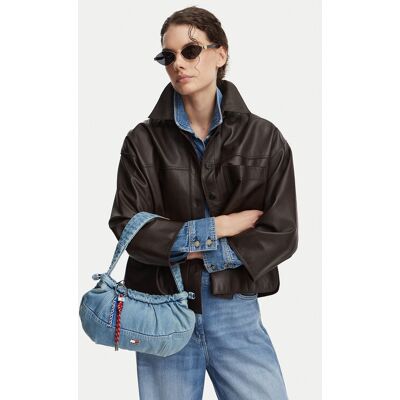 Tommy Jeans Kabelka Tjw Icon Charms Denim Shlder Bag AW0AW18883 Modrá Ženy Tommy Jeans Kabelka Tjw Icon Charms Denim Shlder Bag AW0AW18883 Modrá Ženy